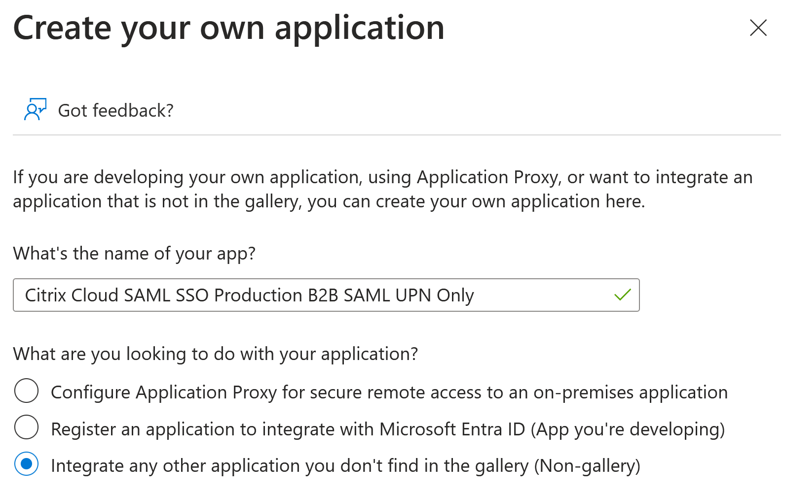 Create your own application