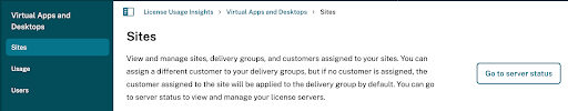Go to server status
