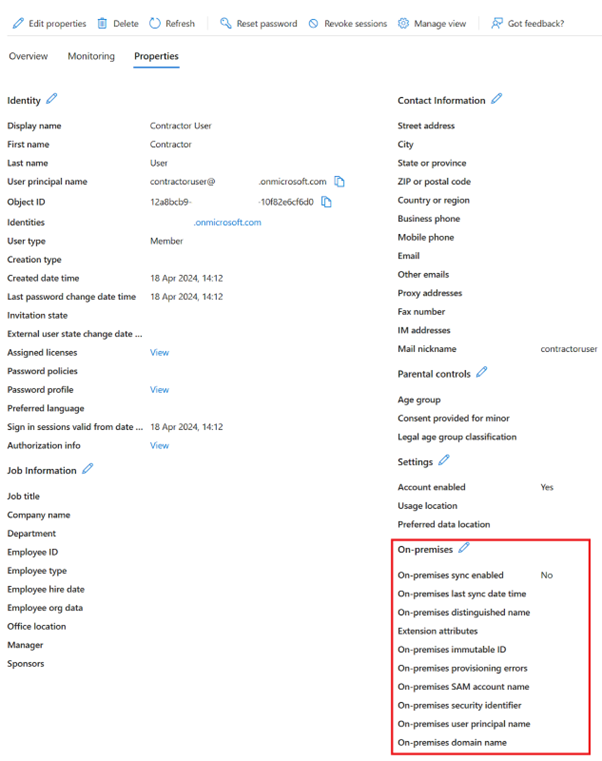 Native sample on-premises