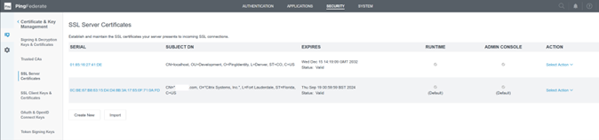 SSL Server certificates